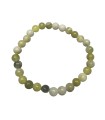 Pulsera manifestación curación piedras preciosas JADE OLIVA de AW ARTISAN