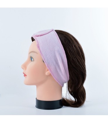 Cinta cosmética rosa para el pelo de Bifull