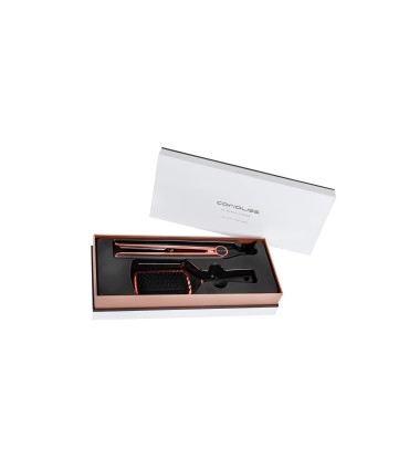 Plancha C1+ Cepillo Paddle Black Copper de Corioliss