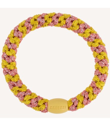Goma KKNEKKI Coral Glitter Stripe