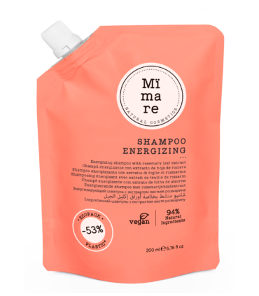 Champú energizante extracto de hoja de romero Mimare