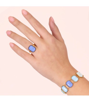 Pulsera PIXEL azul Anartxy