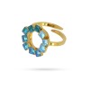 Anillo circonitas azules XIHE Anartxy