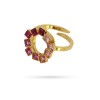 Anillo circonitas rosas XIHE Anartxy