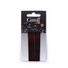 Horquilla clip larga castaña caroll