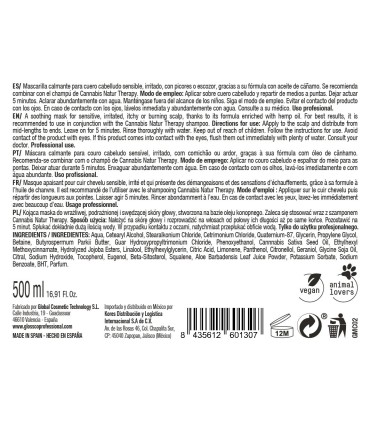 Mascarilla canela revitalizante antioxidante NATUR THERAPY Glossco