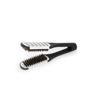 Cepillo termico doble para alisar
