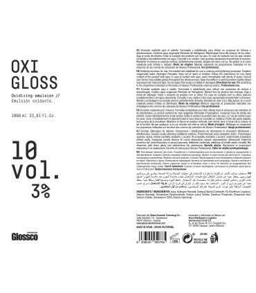 OXIGLOSS 10VOL (3%) 1000 ML