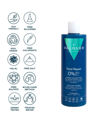 Champú reparador TOTAL REPAIR 0% de Valquer
