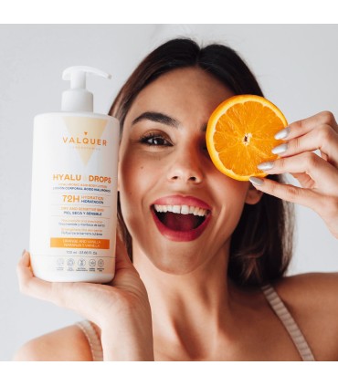 Loción corporal NARANJA y VAINILLA  hyaludrops Valquer