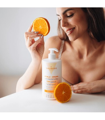 Loción corporal NARANJA y VAINILLA  hyaludrops Valquer