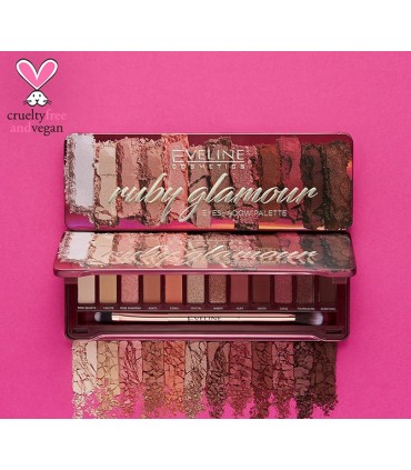 Paleta sombras ruby glamour