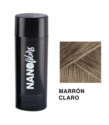 Fibras capilares NANO fibers MARRÓN CLARO de Bifull