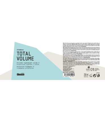 Champú pelo fino TOTAL VOLUME Glossco