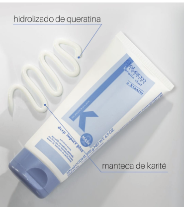 Mascarilla deep impact plus KERATIN SHOT Salerm